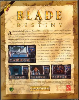 Realms of Arkania - Blade of Destiny_Disk1 box cover back